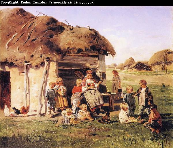 Vladimir Makovsky Village Children